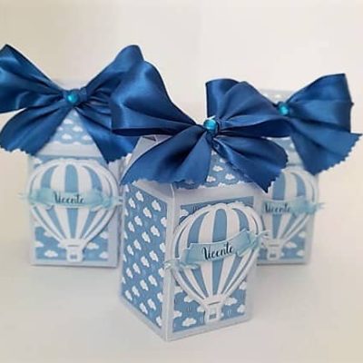 Caixa de lembrança Milk | Balão de ar quente