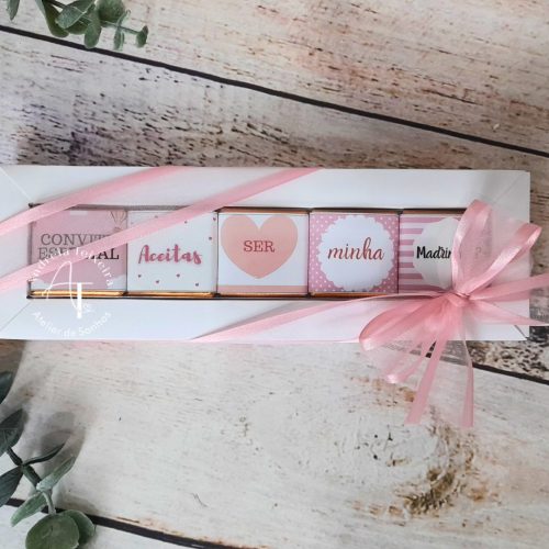 Convite Padrinhos mini-napolitanas | Batizado