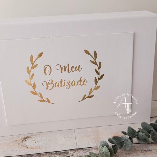 Caixa Cartonada para Conjunto de Batismo | Batizado