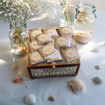 Mini Napolitanas de Chocolate Personalizadas | Lembrança para Batismo, Comunhão ou Casamento
