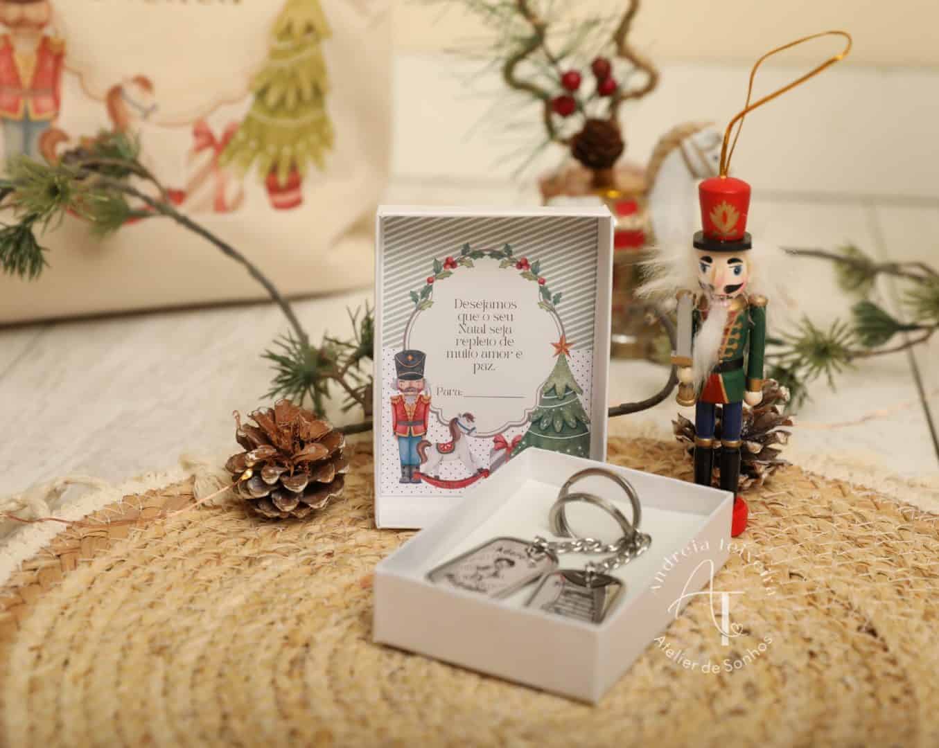 Porta-Chaves “Adoro-te” – Presente de Natal para Madrinha, Padrinho e Pessoas Especiais - Image 2