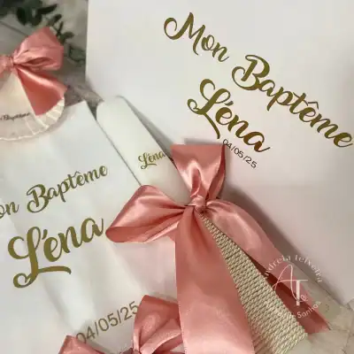 Conjunto de Batismo Clássico com Caixa