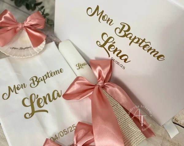 Conjunto de Batismo Clássico com Caixa