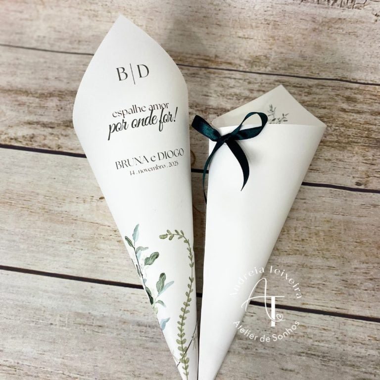 Cones Personalizados | Casamentos e Eventos