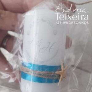 Velas para casamento tema mar 3