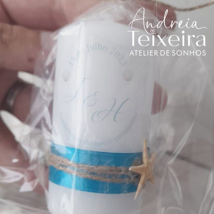 Velas para casamento tema mar 3