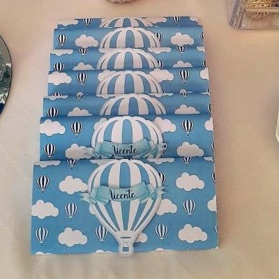 Chocolates personalizados balão de ar quente com nome