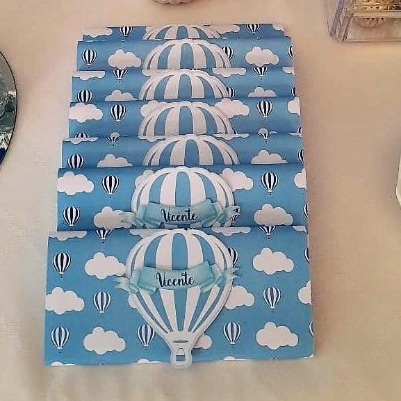 Chocolates personalizados balão de ar quente com nome